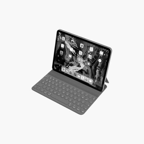Tablet Keyboard - Commerce X Webflow Template